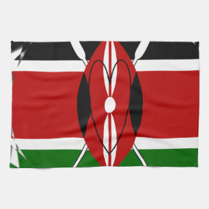 Hakuna matata Karaibu Kenya Kitchen Towel