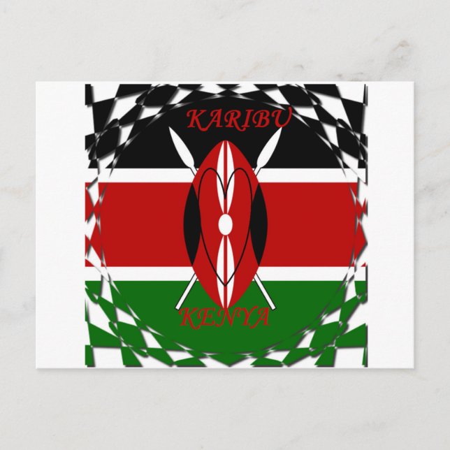 Hakuna matata Karaibu Kenya Postcard (Front)