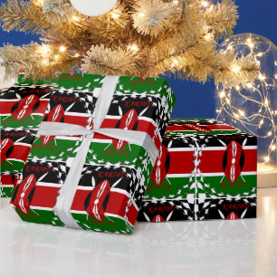 Hakuna matata Karibu Kenya Wrapping Paper