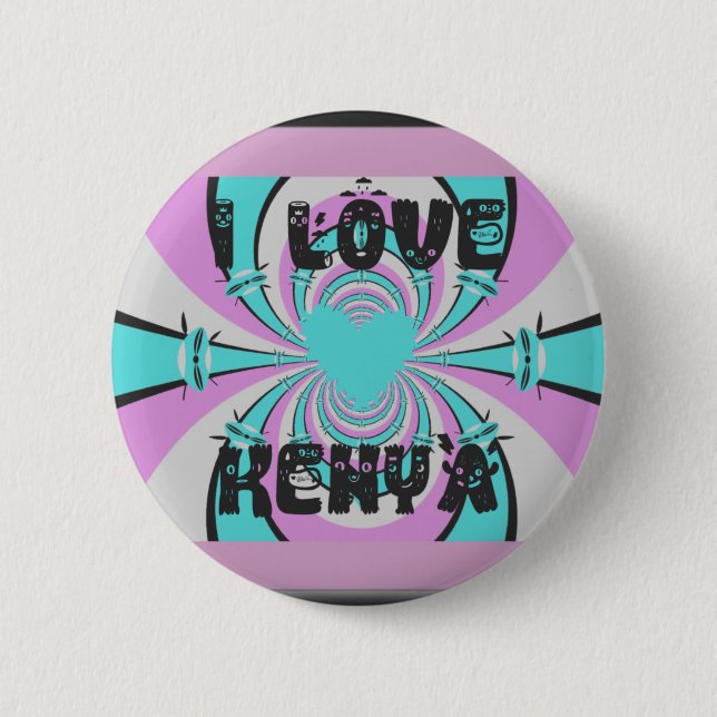 Hakuna Matata Kenya 2 Inch Round Button (Front)