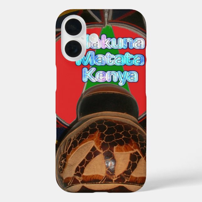  Hakuna Matata Kenya Art Print Case-Mate iPhone Case (Back)