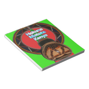  Hakuna Matata Kenya Art Print Customize Product Notepad