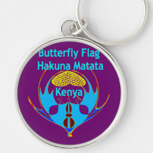  "Hakuna Matata Kenya" Butterfly Art Print/Graphic Keychain