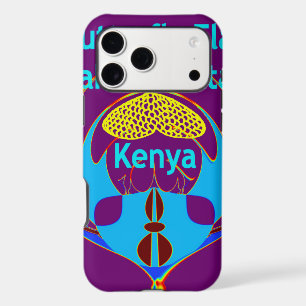 "Hakuna Matata Kenya" Impression d'art papillon/Gr