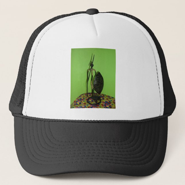Hakuna Matata Kenya Maasai  ethnic design Trucker Hat (Front)