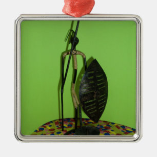 Hakuna Matata Kenya Maasai.JPG Metal Ornament