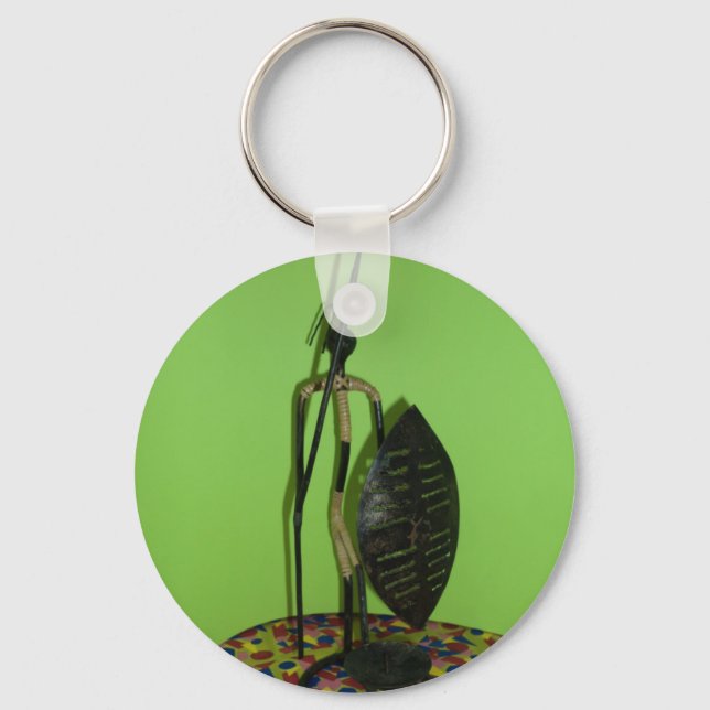 Hakuna Matata Kenya Maasai Keychain (Front)