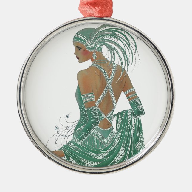 Hakuna Matata Ladies Going Green.png Metal Ornament (Front)