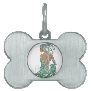 Hakuna Matata Ladies Going Green.png Pet ID Tag