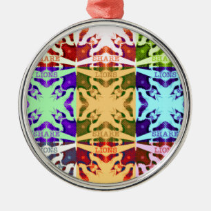 Hakuna Matata lions gift Metal Ornament