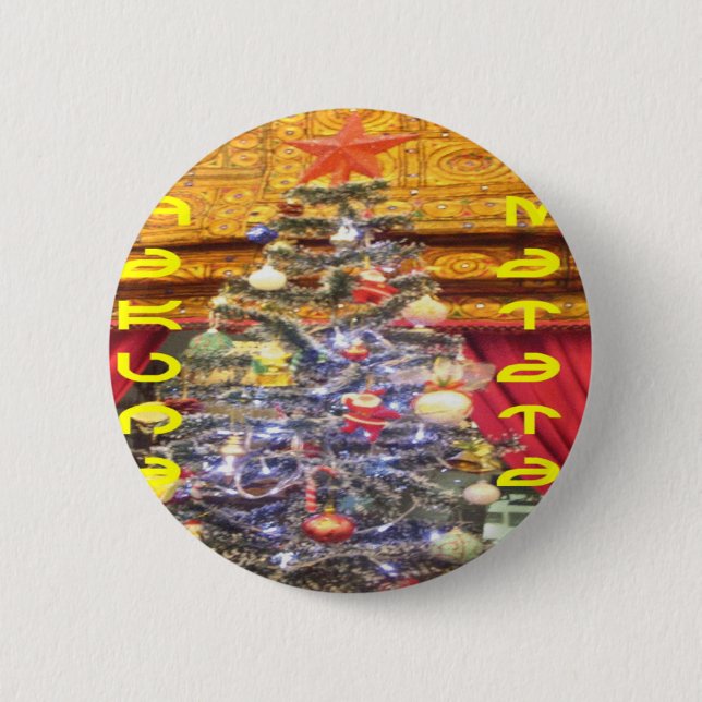 Hakuna Matata Merry Christmas & a Happy New Year.p 2 Inch Round Button (Front)
