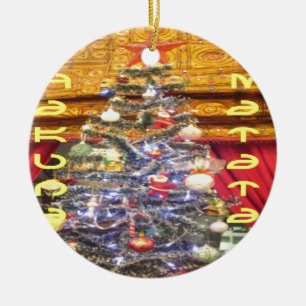 Hakuna Matata Merry Christmas & a Happy New Year.p Ceramic Ornament