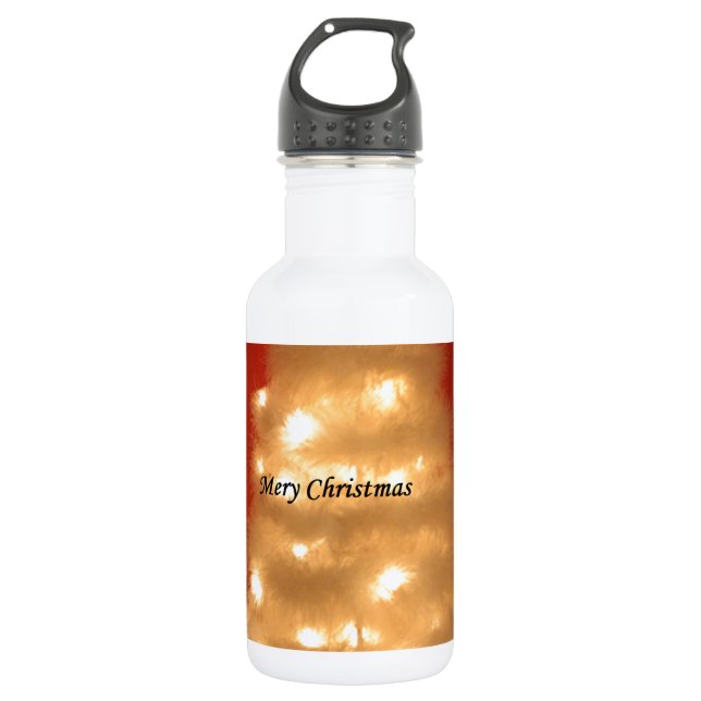 Hakuna Matata Merry Christmas white 532 Ml Water Bottle (Front)