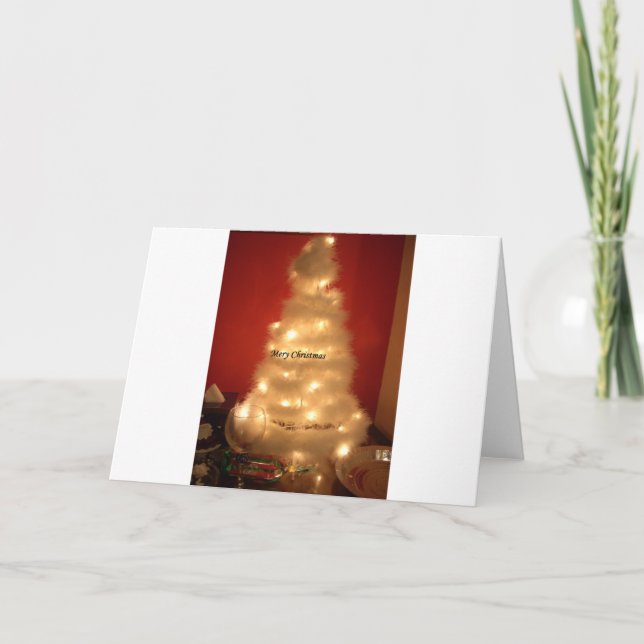 Hakuna Matata Merry Christmas white Holiday Card (Front)