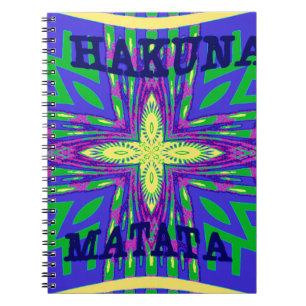 Hakuna matata Mombasa Kanga Notebook