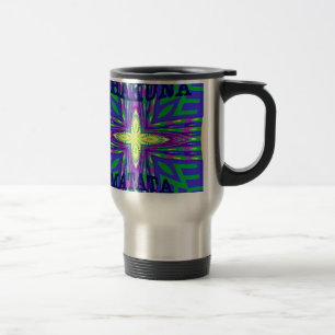 Hakuna matata Mombasa Kanga Travel Mug