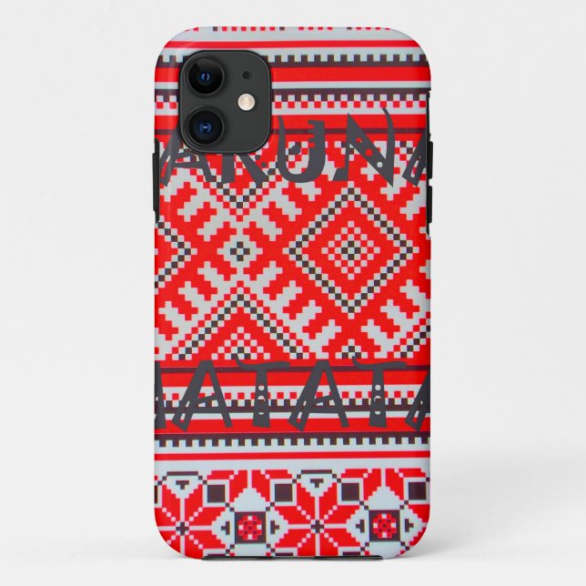 Hakuna Matata - No Worries Swahili Art Collection Case-Mate iPhone Case (Back)