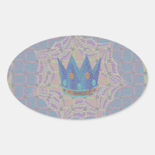 Hakuna matata oval sticker