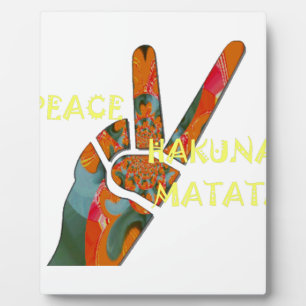 Hakuna Matata Peace Plaque