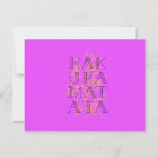 Hakuna Matata Postcard