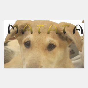 "Hakuna Matata Pup" – Worry-Free Puppy Love Sticker