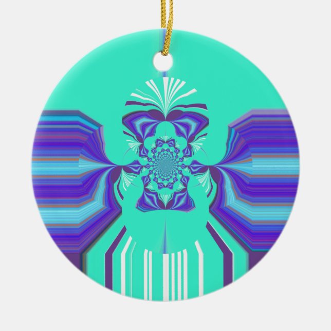 Hakuna Matata Purple blend Ceramic Ornament (Front)