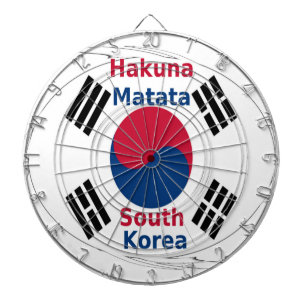 Hakuna Matata South Korea Art Print/Graphic Dartboard