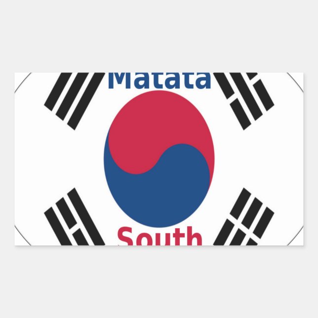 Hakuna Matata South Korea Art Print/Graphic Sticker (Front)