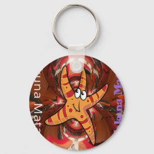 Hakuna Matata Starfish Design Keychain