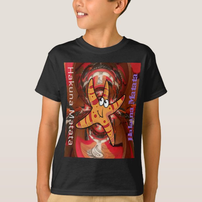 Hakuna Matata Starfish Design T-Shirt (Front)