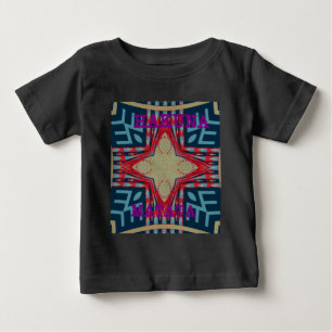 Hakuna Matata Text Hope Abstract Art Print Design Baby T-Shirt