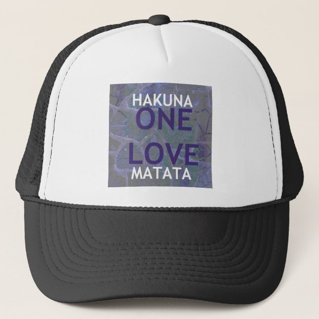 HAKUNA MATATA TRUCKER HAT (Front)