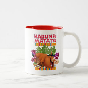Hakuna Matata Two-Tone Coffee Mug