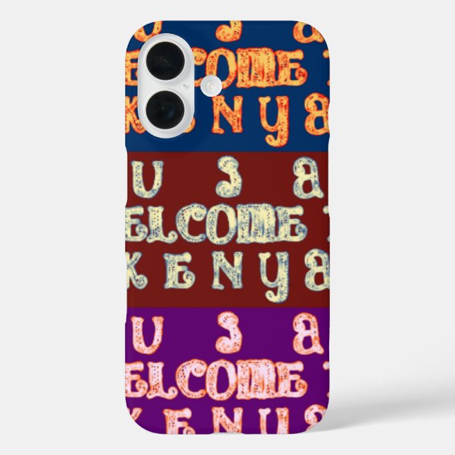 Hakuna Matata Welcome to Kenya.png Case-Mate iPhone Case (Back)