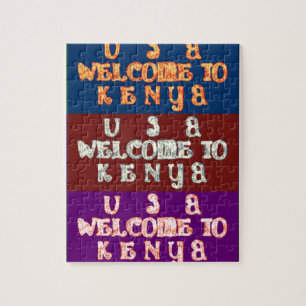 Hakuna Matata Welcome to Kenya.png Jigsaw Puzzle