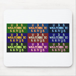 Hakuna Matata Welcome to Kenya.png Mouse Pad