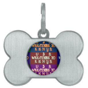 Hakuna Matata Welcome to Kenya.png Pet ID Tag