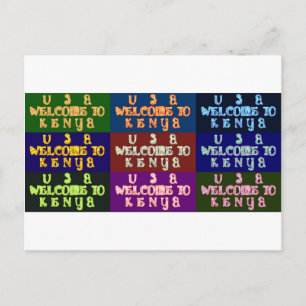 Hakuna Matata Welcome to Kenya.png Postcard