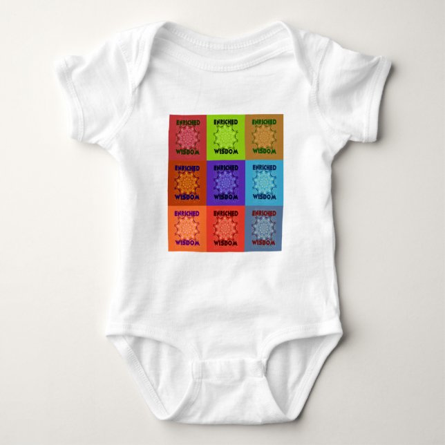 Hakuna Matata Wisdom Enriched Baby Bodysuit (Front)