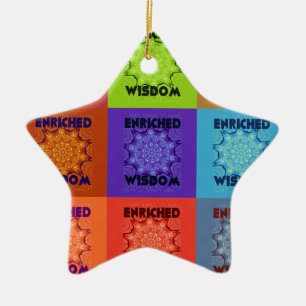 Hakuna Matata Wisdom Enriched Ceramic Ornament