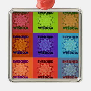 Hakuna Matata Wisdom Enriched Metal Ornament