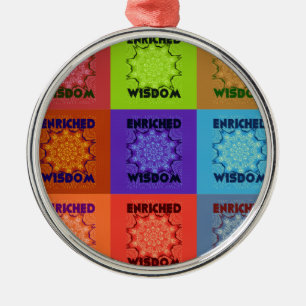 Hakuna Matata Wisdom Enriched Metal Ornament