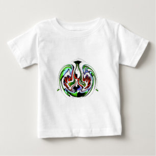 Hakuna Matata with Abstract Whirl and Gradients Baby T-Shirt
