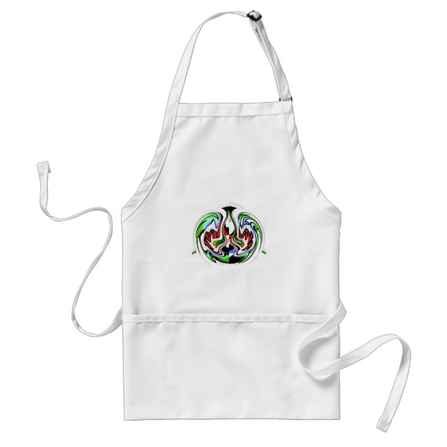 Hakuna Matata with Abstract Whirl and Gradients Standard Apron (Front)