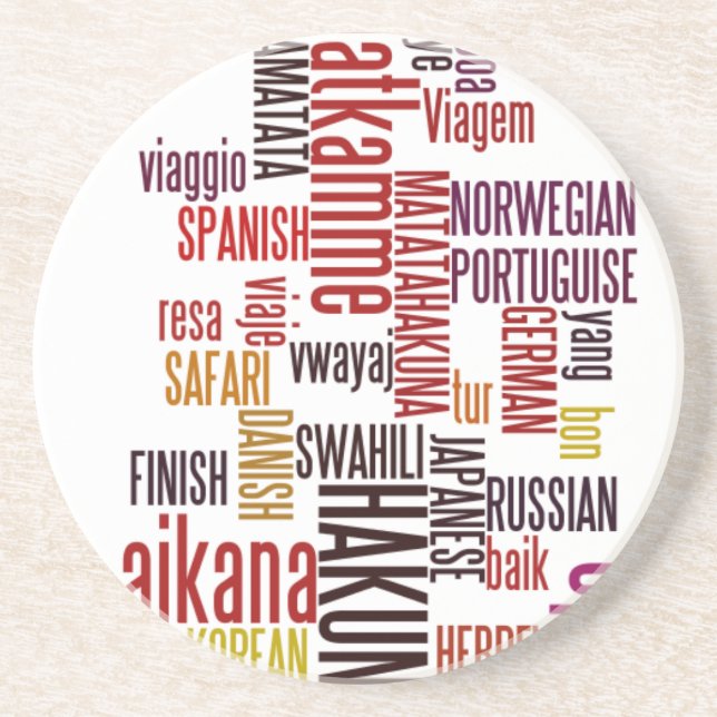 Hakuna Matata word Coaster (Front)