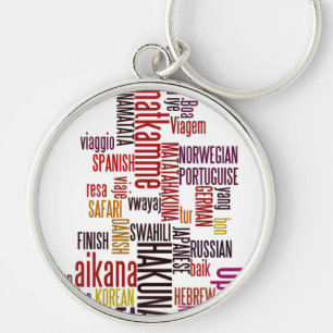 Hakuna Matata word Keychain