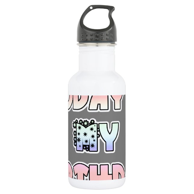 HakunaMatata Today is my Birthday.png 532 Ml Water Bottle (Front)