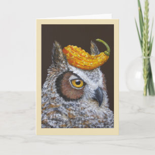Hal the owl card