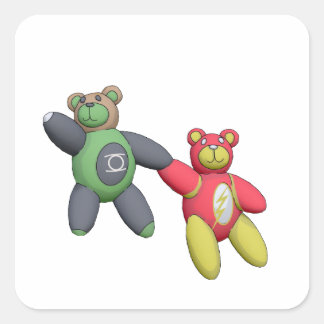 HalBeary Square Sticker