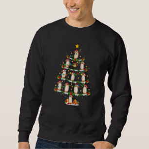 Halcyon Bird Xmas Lights Halcyon Christmas Tree Sweatshirt